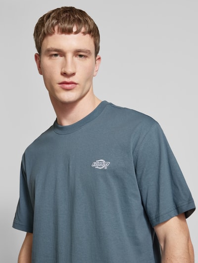 Dickies T-Shirt mit Label-Print Modell 'SUMMERDALE' Petrol 3