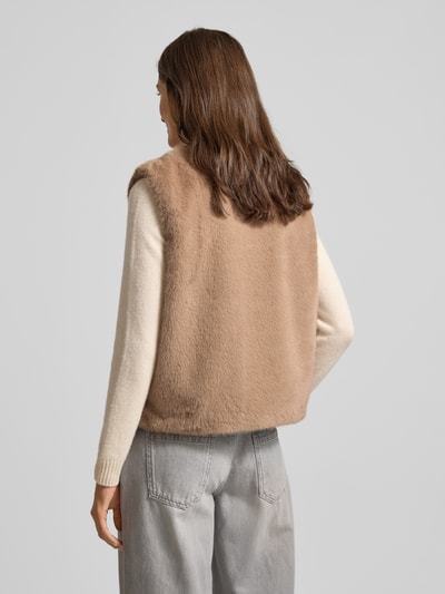 Fynch-Hatton Gilet met imitatiebont Beige - 5