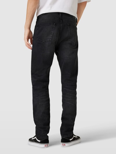 Calvin Klein Jeans Regular tapered fit jeans van katoenmix Antraciet - 5