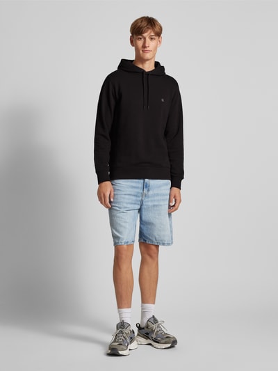 Calvin Klein Jeans Hoodie mit Label-Patch Black 1