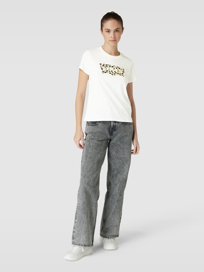 Levi's® T-shirt met labelprint Wit - 1