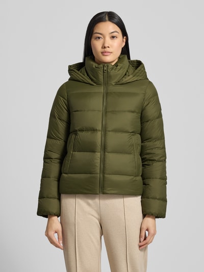 Tommy Hilfiger Regular Fit Daunenjacke mit Label Patch Oliv 4