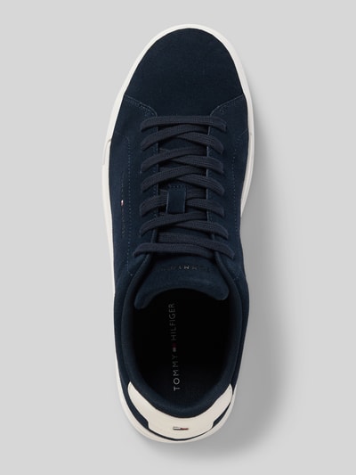 Tommy Hilfiger Lage sneakers van suède, model 'COURT CORE' Donkerblauw - 3