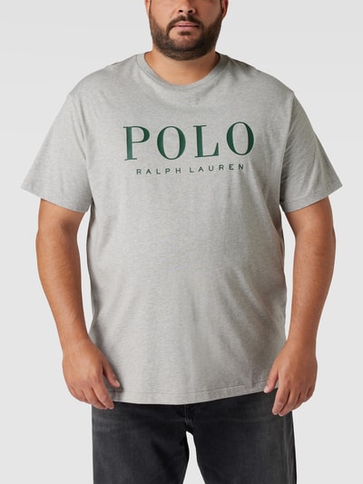 Polo Ralph Lauren Big & Tall PLUS SIZE T-Shirt mit Logo Hellgrau 4