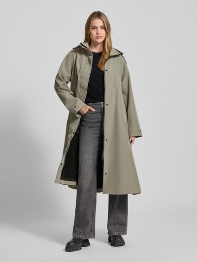 RAINS Funktionsjacke mit Stehkragen Modell 'Suva Vision' Schilf 1