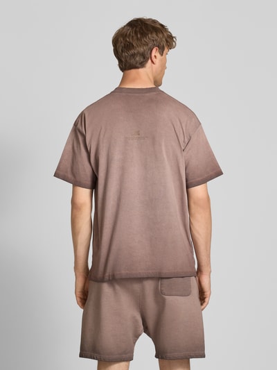 ANOTHER COTTON LAB T-Shirt mit Label-Print Mittelbraun 5