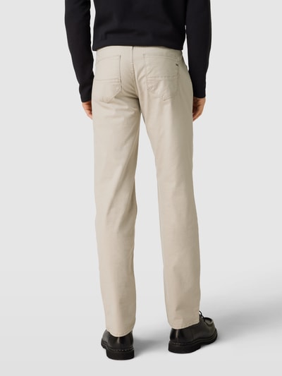 Brax Straight fit chino met 5-pocketmodel, model 'Cadiz' Beige - 5