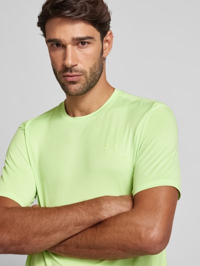 Under Armour T-shirt met labelprint, model 'Vanish' Appeltjesgroen - 3