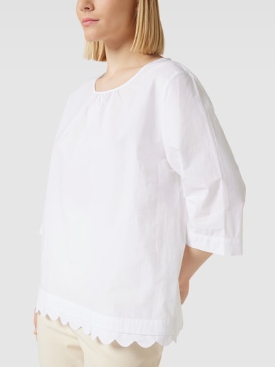 Gerry Weber Blusenshirt mit Rundhalsausschnitt Weiss 3