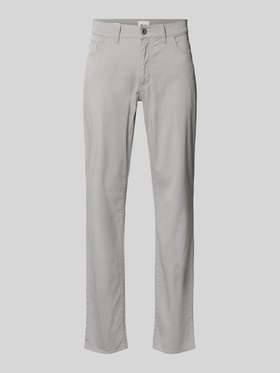 Brax Regular fit chino in 5-pocketmodel, model 'ULTRALIGHT' Lichtgrijs - 2