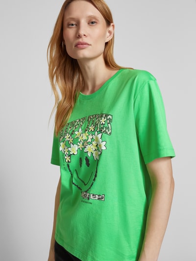 Marc Cain T-shirt met motiefprint Appeltjesgroen - 3