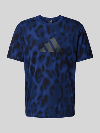 ADIDAS SPORTSWEAR T-Shirt mit Label-Print Dunkelblau 2