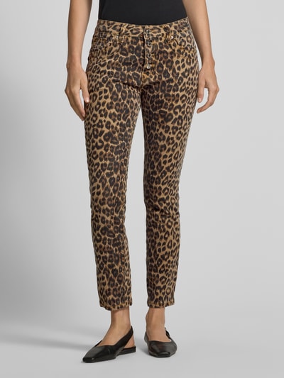 miss goodlife Slim Fit Jeans mit Knopfleiste Beige 4