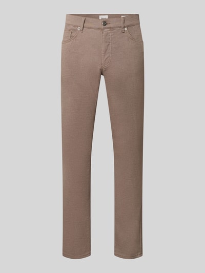 Brax Stoffhose aus Baumwoll-Mix mit Viskose-Anteil Modell 'Cadiz' Beige 2