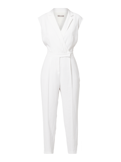 Jake*s Collection Jumpsuit mit Reverskragen  Ecru 2