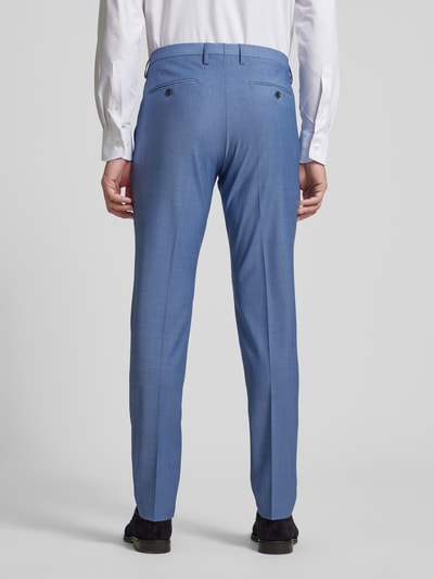 Cinque Tapered fit pantalon met persplooien, model 'Monopoli' Blauw - 5