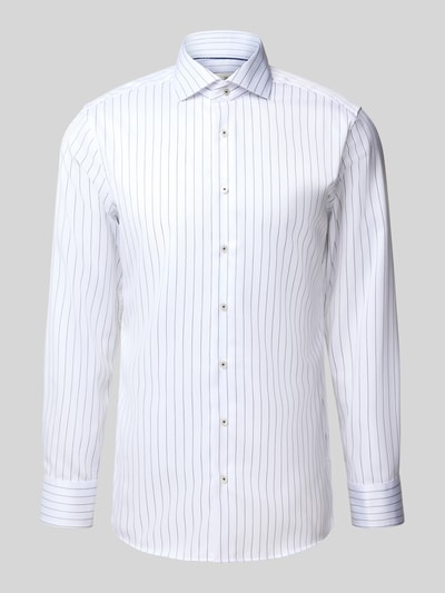 ETERNA Slim fit zakelijk overhemd met kentkraag Wit - 2