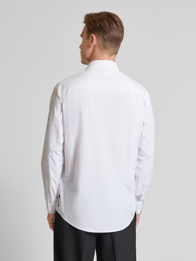ARMANI EXCHANGE Regular Fit Freizeithemd mit Kentkragen Weiss 5