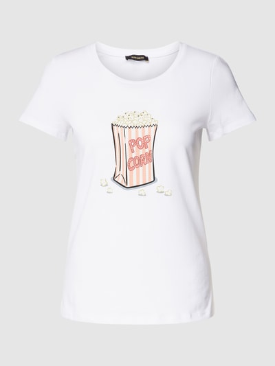 More & More T-Shirt mit Motiv-Print Weiss 2