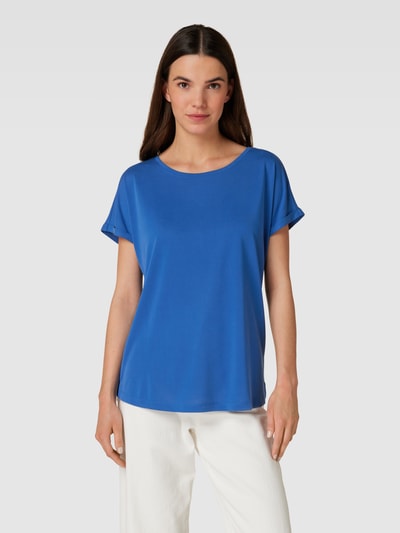 Christian Berg Woman T-Shirt mit überschnittenen Schultern Blau 4