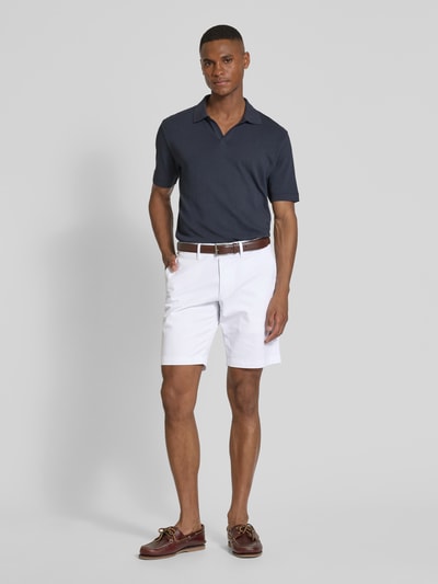 Tommy Hilfiger Slim fit korte chino van een mix van katoen en elastaan Wit - 1