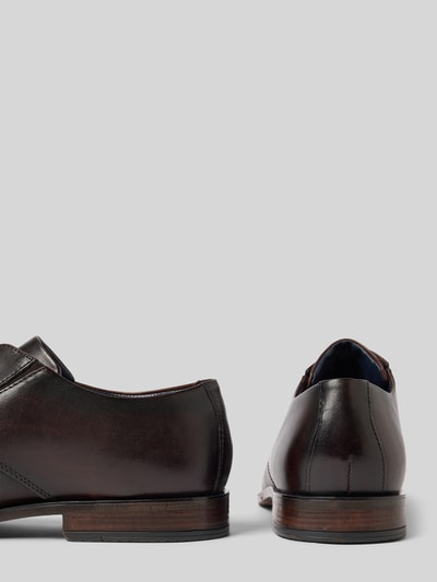 bugatti Derby mit Label-Detail Modell 'Gapo' Dunkelbraun 2