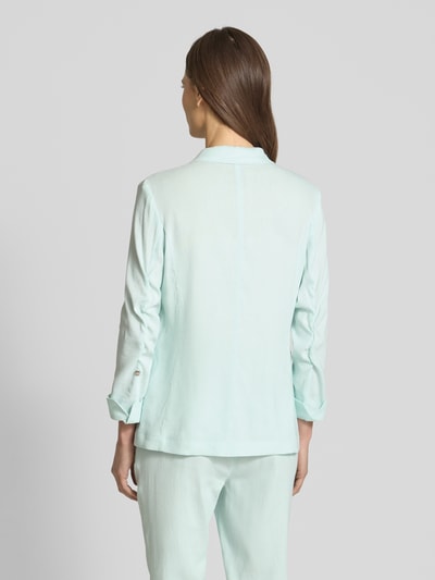 Marc Cain Linnen blazer met reverskraag Mintgroen - 5