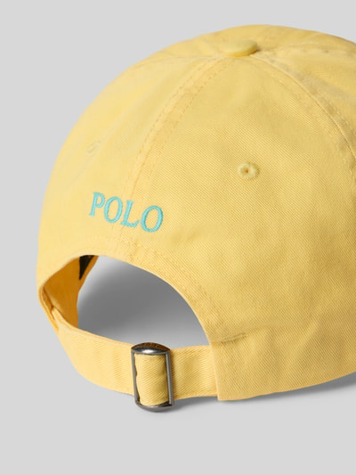 Polo Ralph Lauren Basecap aus reiner Baumwolle Hellgelb 4