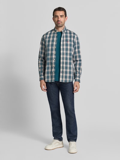 Fynch-Hatton Slim Fit Freizeithemd mit Button-Down-Kragen Bottle 1