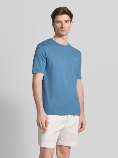 Marc O'Polo Regular Fit T-Shirt aus reiner Baumwolle Jeansblau 4
