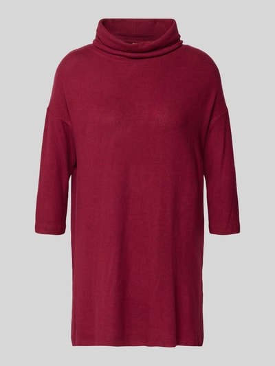 Soyaconcept Shirt met lange mouwen en col, model 'Biara' Bordeaux - 2