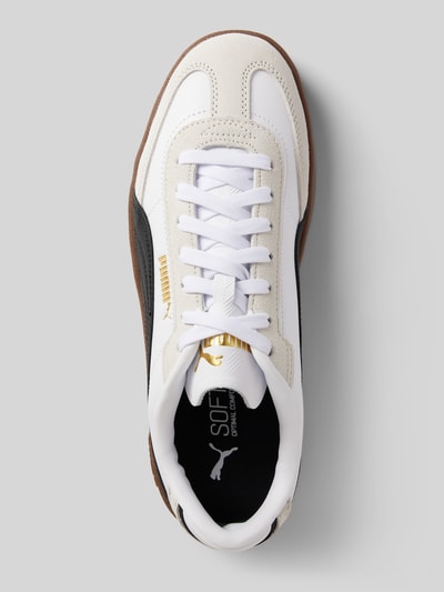 Puma Leren sneakers met contrastgarnering, model 'Puma Club II Era' Wit - 3