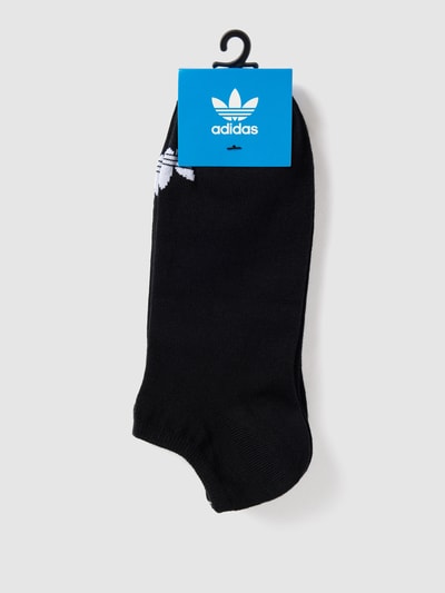 adidas Originals Krótkie skarpety z nadrukiem z logo w zestawie 3 szt. Czarny 3