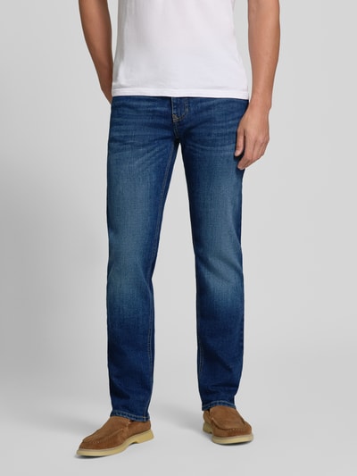 MAC straight fit jeans van katoenmix model 'ARNE' Jeansblauw - 4