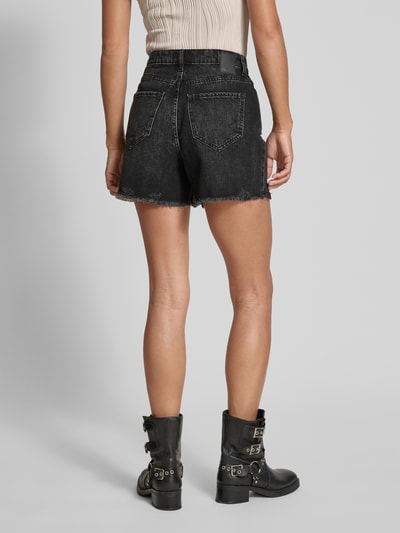 Pieces Regular Fit Jeansshorts aus reiner Baumwolle Modell 'SUMMER' Black 5