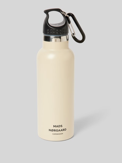 MADS NØRGAARD Trinkflasche mit Label-Print Modell 'Thermality Gefell' Sand 1