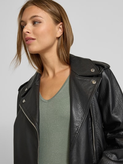 Vero Moda Regular fit shirt met lange mouwen van viscosemix, model 'LAVA' Rietgroen - 3