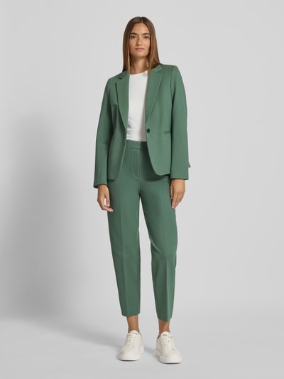 Jake*s Collection Regular Fit Blazer mit Reverskragen und Paspeltaschen Dunkelgruen 1