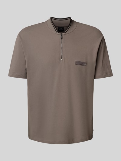 ARMANI EXCHANGE Poloshirt met korte ritssluiting Middengrijs - 2