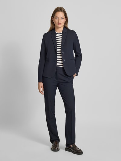 Christian Berg Woman Selection Slim Fit Stoffhose mit Bügelfalten Marine 1