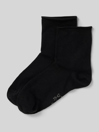 Christian Berg Woman Socken mit Label-Print Black 1