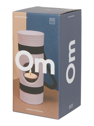 Doiy Geurlamp in de vorm van een yogamat, model 'Om' Wit - 2