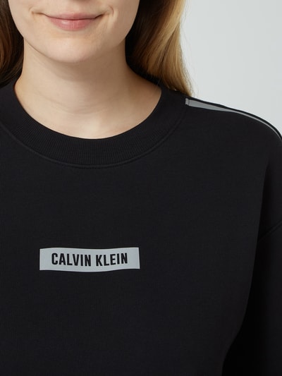 Calvin Klein Performance Sweatshirt aus Baumwolle Schwarz 3