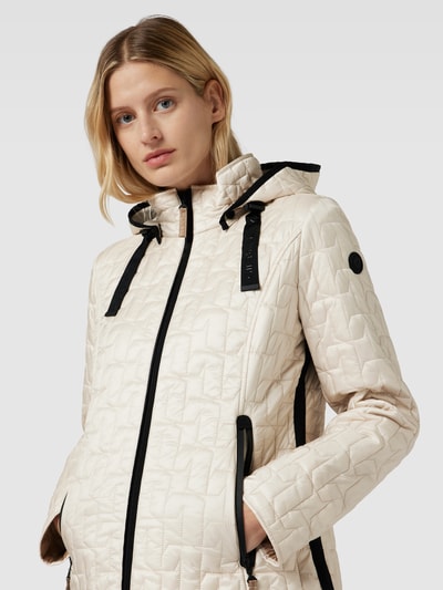 Gil Bret Steppjacke mit Strukturmuster Beige 3