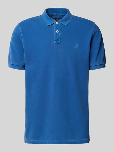Marc O'Polo Regular Fit Poloshirt aus reiner Baumwolle Jeansblau 2