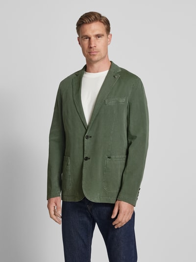 camel active 2-Knopf-Sakko mit Reverskragen Dunkelgruen 4