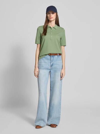 Gant Slim Fit Poloshirt mit Label-Stitching Mint 1