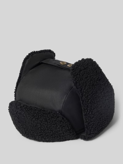 Barbour Mütze mit Ohrenklappen Modell 'MORAR WAX TRAPPER' Black 1