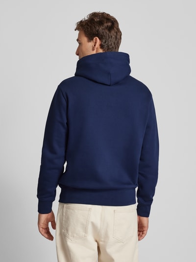 Polo Sport Hoodie met labelprint Donkerblauw - 5