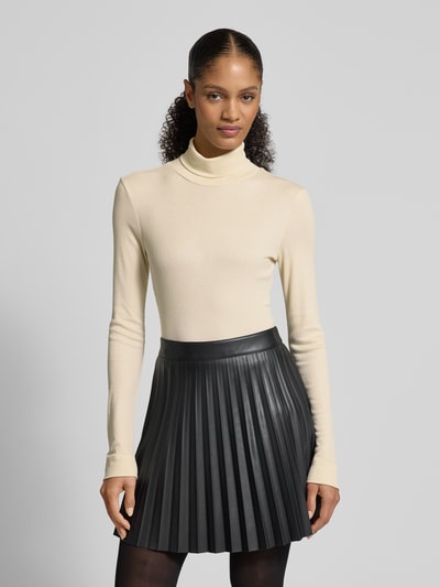 Jake*s Collection Longsleeve mit Rollkragen Ecru 4